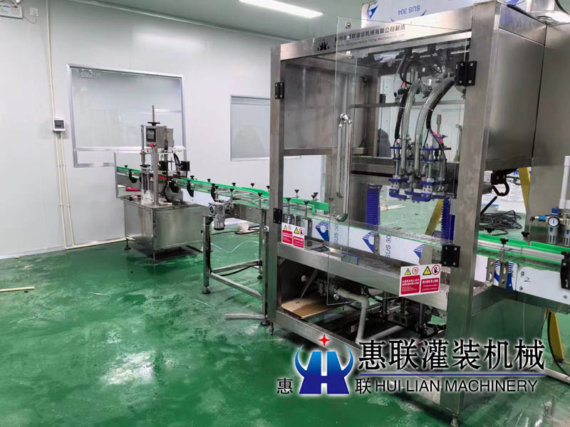 滄州肅寧果酒灌裝流水線安裝調試完畢